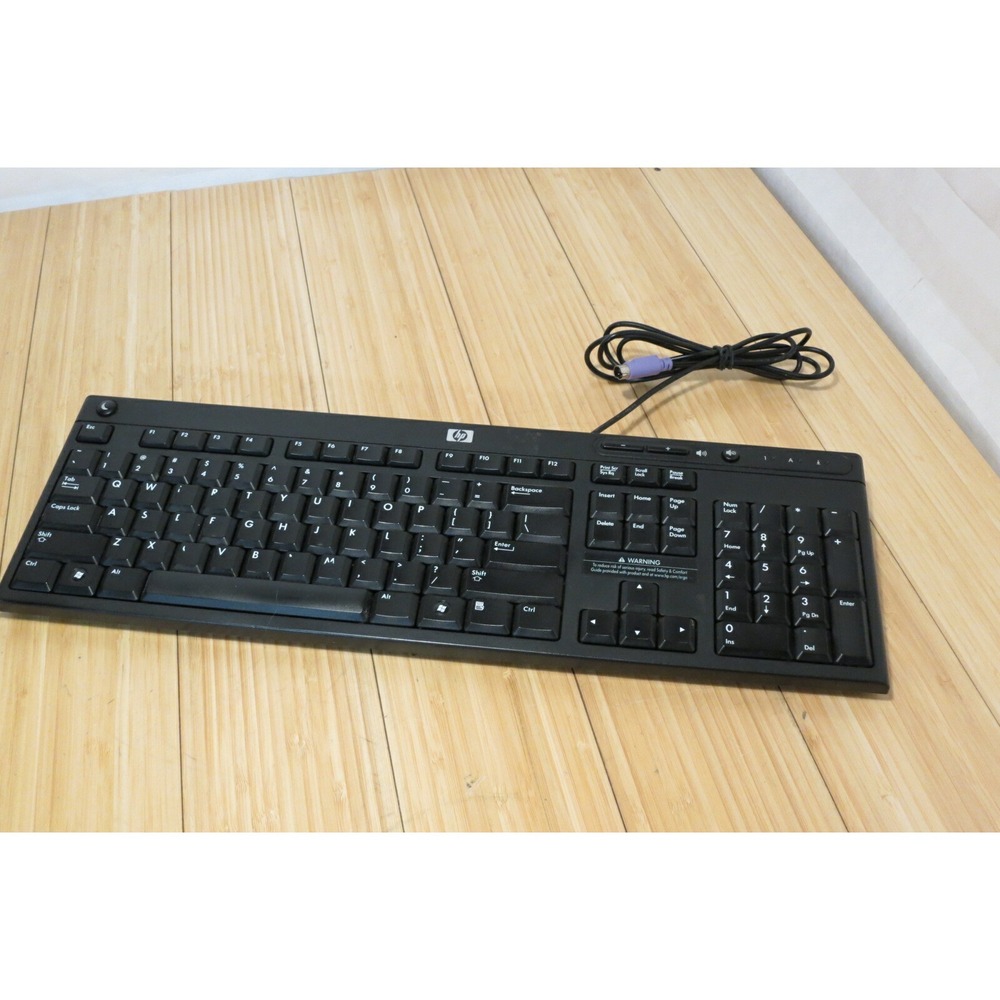 HP Genuine Keyboard Model 5137 Black - No Missing Keys -‎ PS/2 Connector